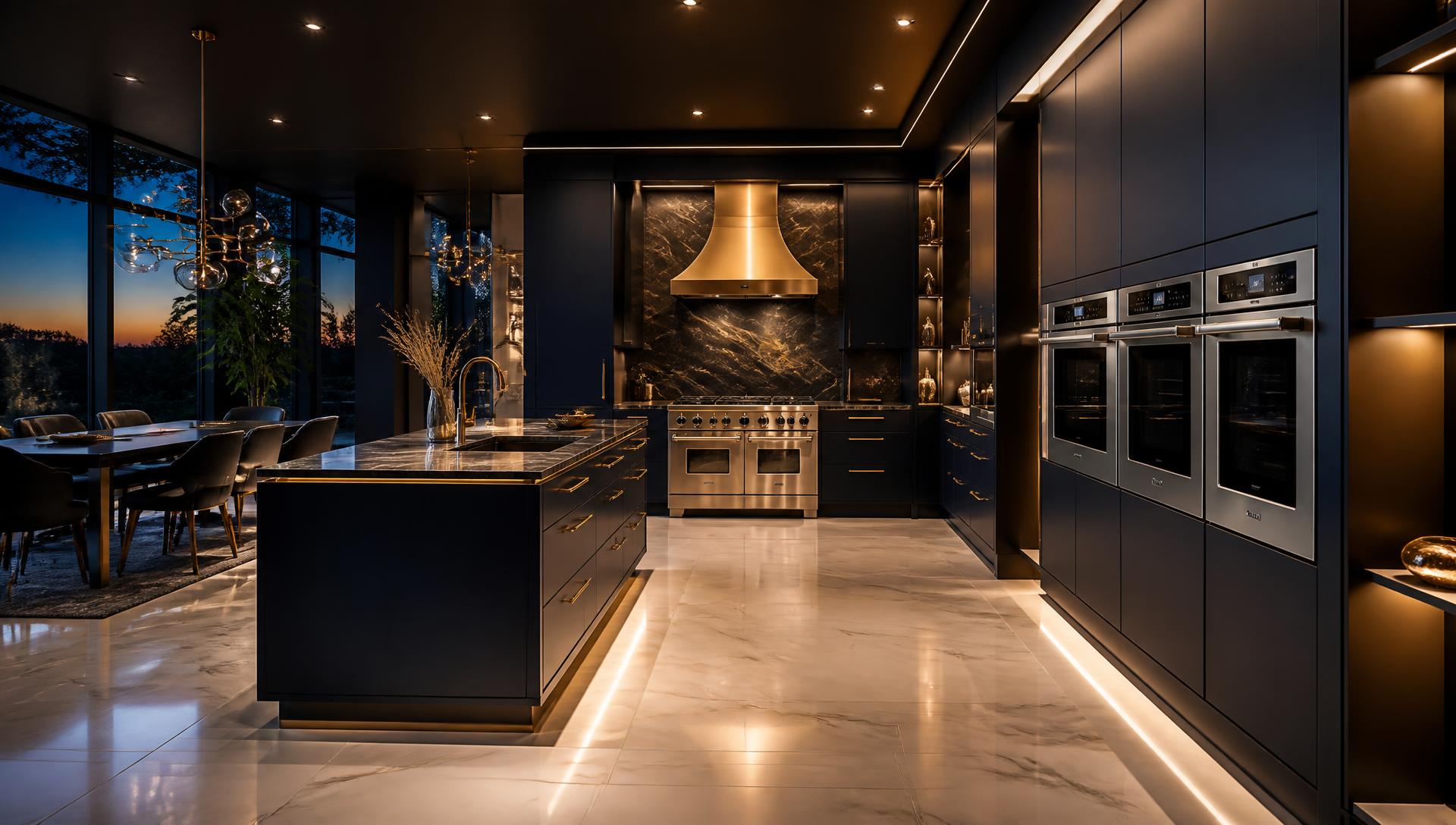 Showroom premium com eletrodomésticos de alto padrão